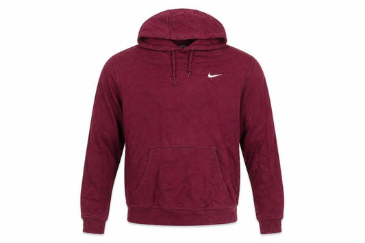 Nike Men's Red XL Pullover Hoodie with Logo