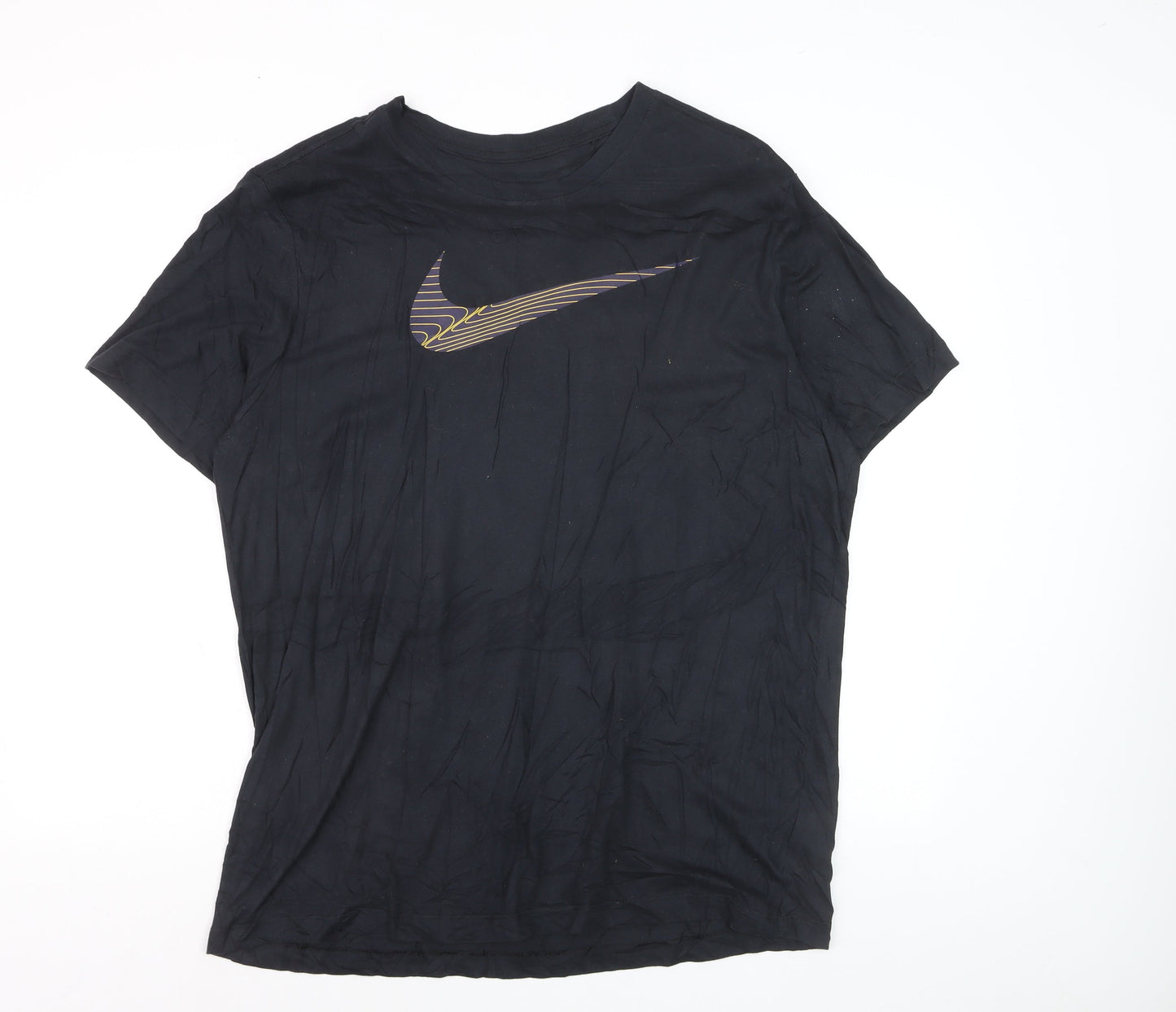Nike Mens Black XL Dri-Fit Active T-Shirt Gym Training Top