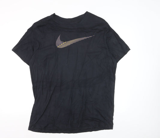 Nike Mens Black XL Dri-Fit Active T-Shirt Gym Training Top