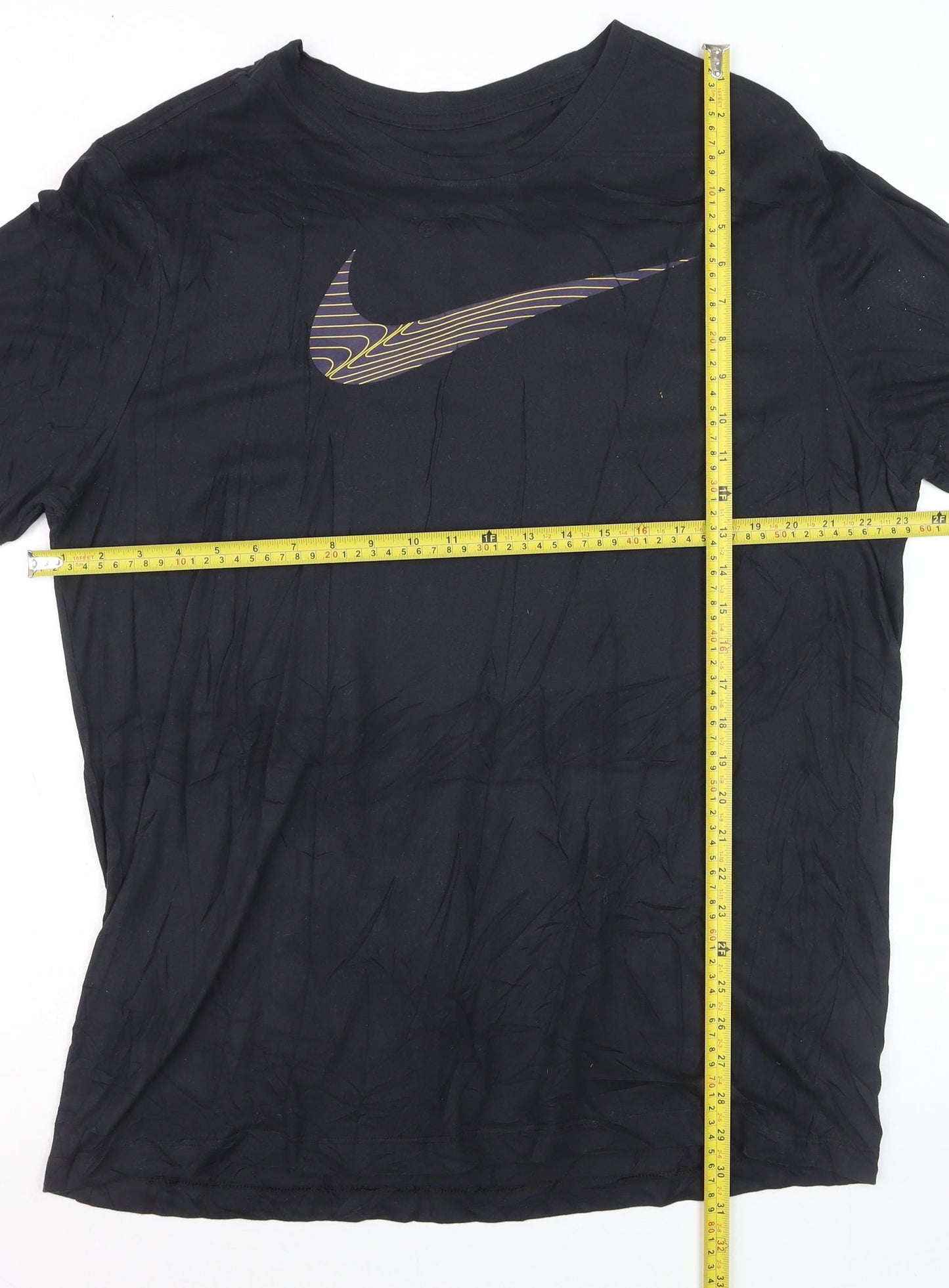 Nike Mens Black XL Dri-Fit Active T-Shirt Gym Training Top