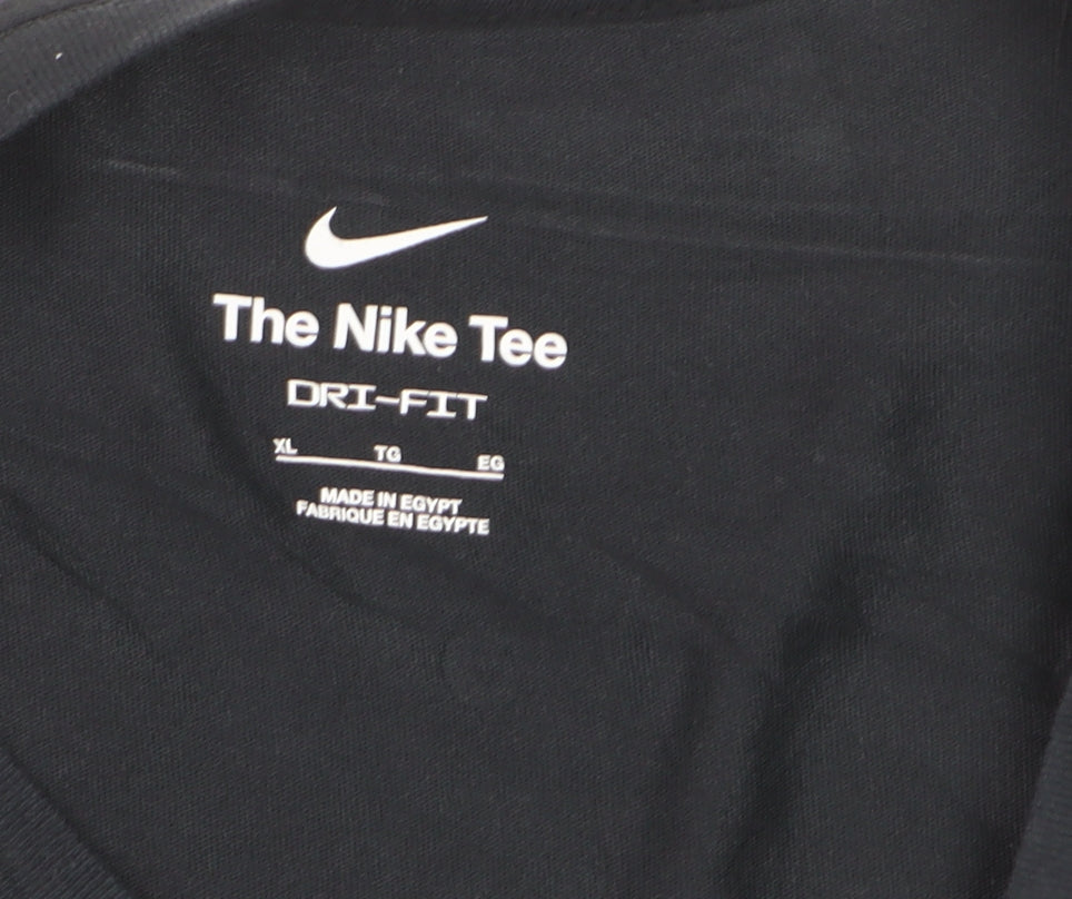 Nike Mens Black XL Dri-Fit Active T-Shirt Gym Training Top