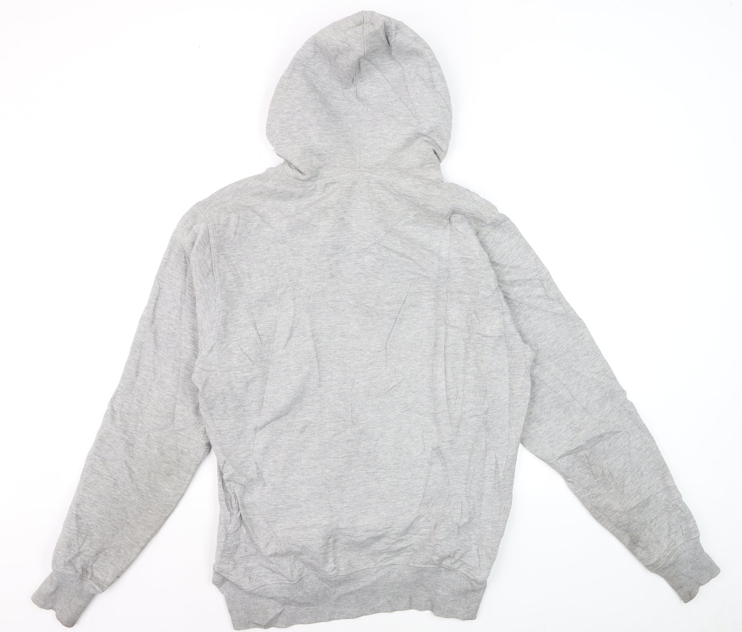 Adidas Men's Grey Pullover Hoodie L Kickboxing Graphic Sports Fleece