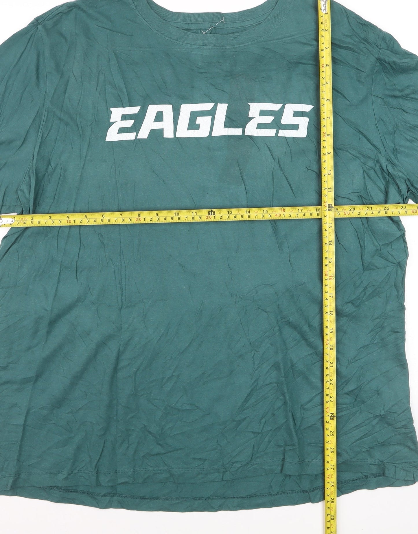 Nike Men's Green Eagles Graphic Short Sleeve T-Shirt XL