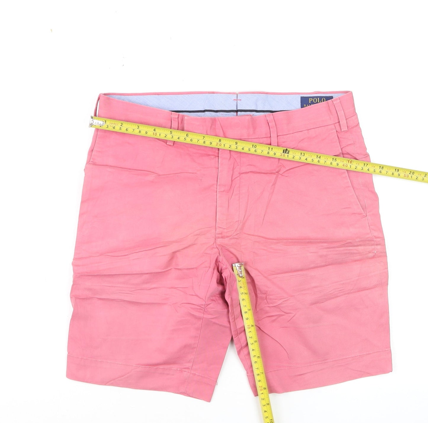 Polo Ralph Lauren Men’s Pink Chino Shorts Slim Fit Size 30