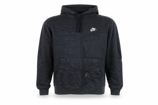 Nike Men's Black Pullover Hoodie L Logo Fleece Sweatshirt