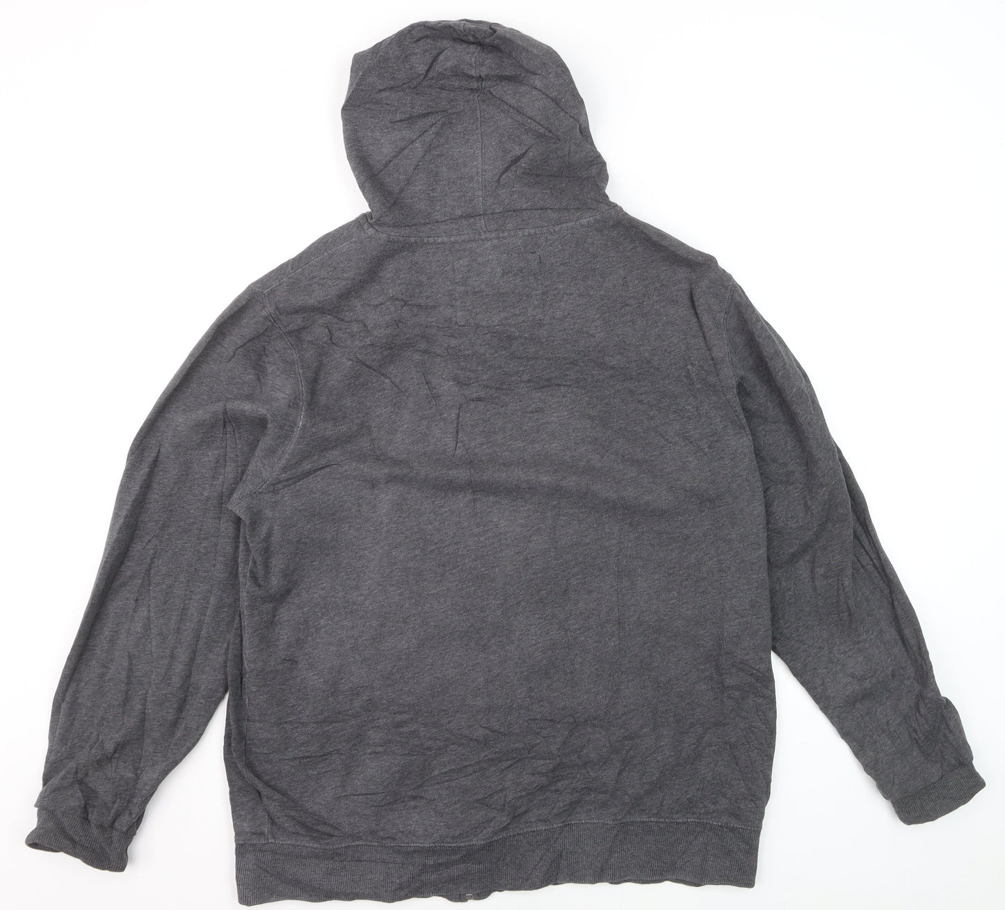 Oakley Men's Grey Full Zip Hoodie Regular Fit Size M