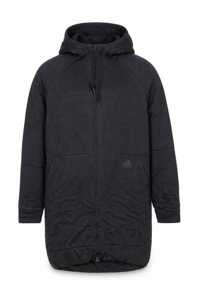 Adidas Men's Black Full Zip Hoodie Size S Lightweight Fleece