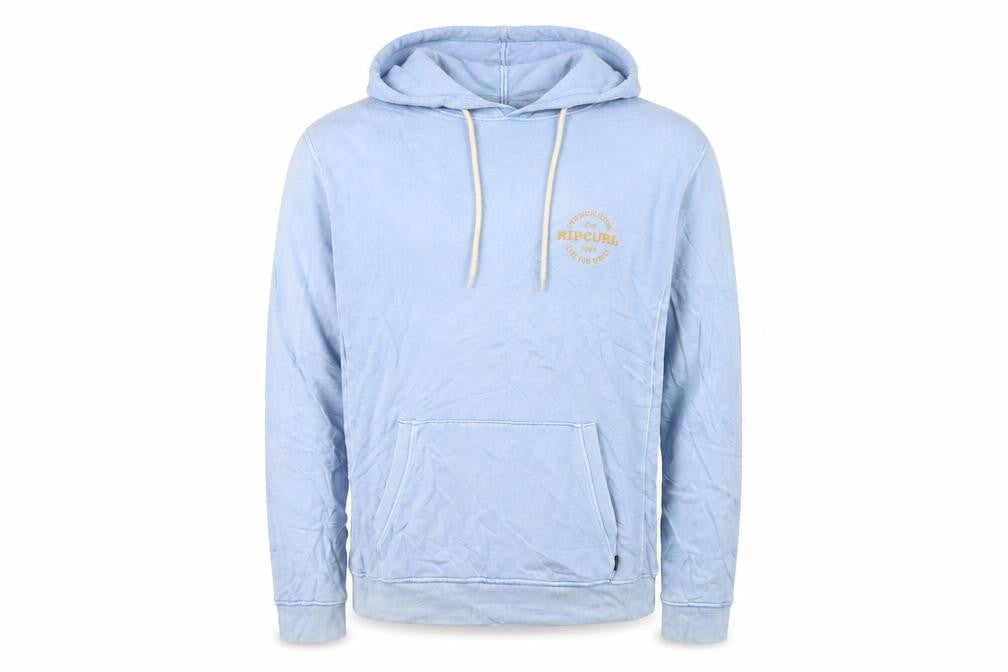 Rip Curl Men’s Blue Pullover Hoodie S Surf Graphic Lightweight