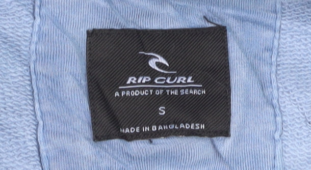 Rip Curl Men’s Blue Pullover Hoodie S Surf Graphic Lightweight