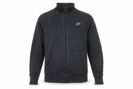Nike Men's Black Full Zip Fleece Sweatshirt L Regular Sportswear