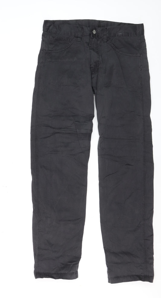 Carhartt Men's Black Skill Pant Chino Trousers 31x32 Regular Fit