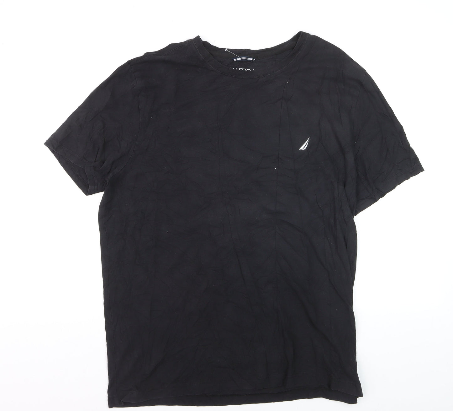Nautica Men's Black XL Performance Crew Neck T-Shirt