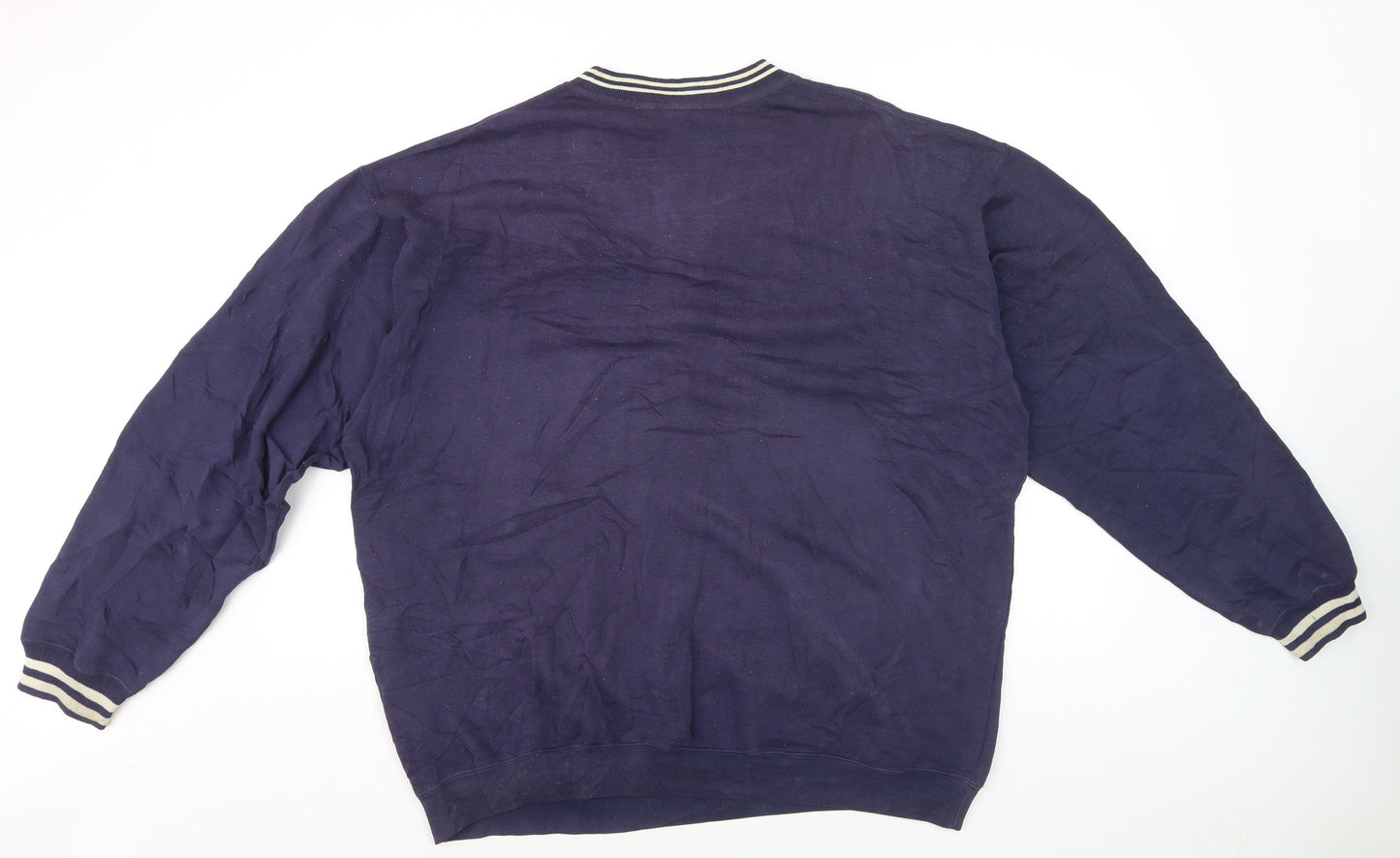 Reebok Classic Men's Blue XL Pullover Sweatshirt Crew Neck Fleece