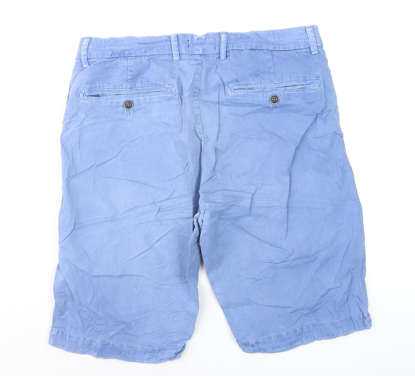Polo Ralph Lauren Men's Blue Chino Shorts Size 32 with Embroidered Logo