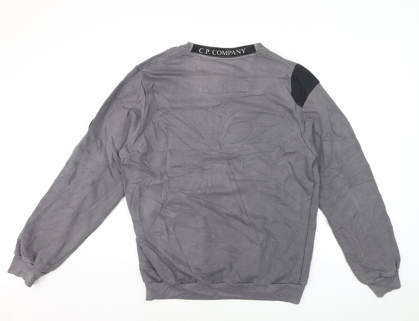 C.P. Company Mens Grey Crew Neck Sweatshirt XL Pullover Cotton Blend