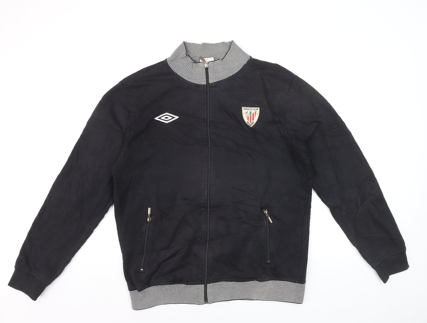 Umbro Men's Black Medium Athletic Club Bilbao Track Jacket