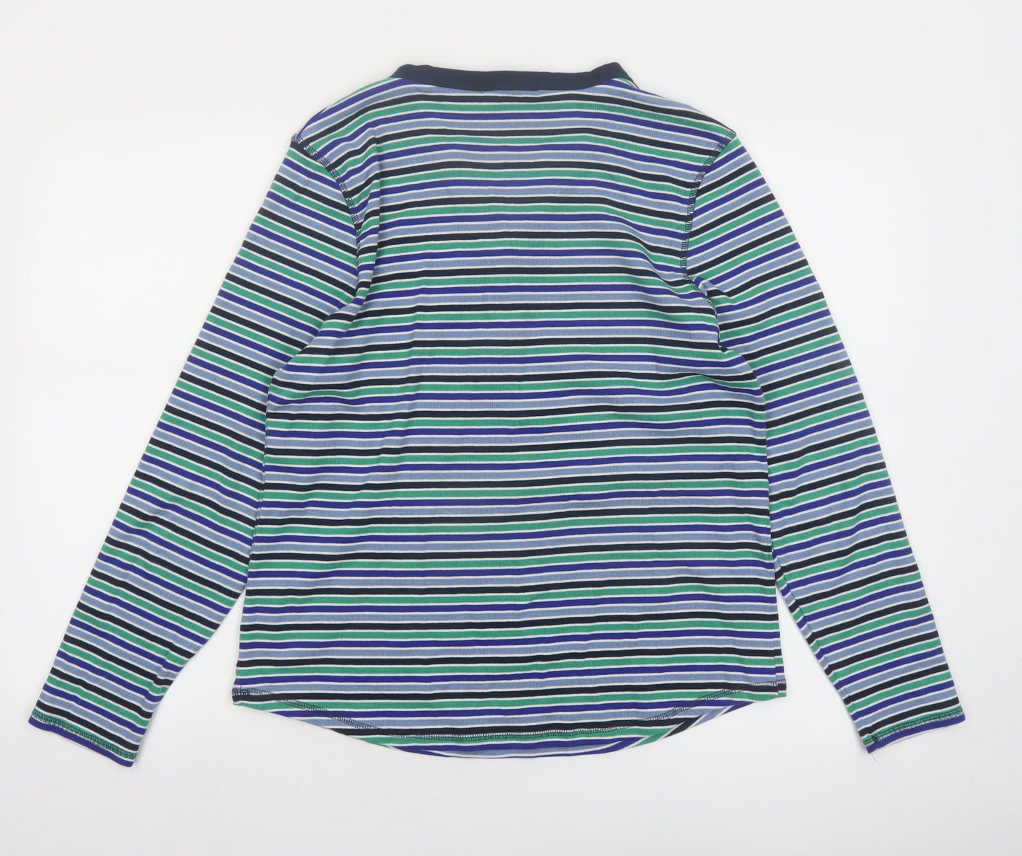 Marks and Spencer Women’s Multicoloured Long Sleeve Henley Top Size 18
