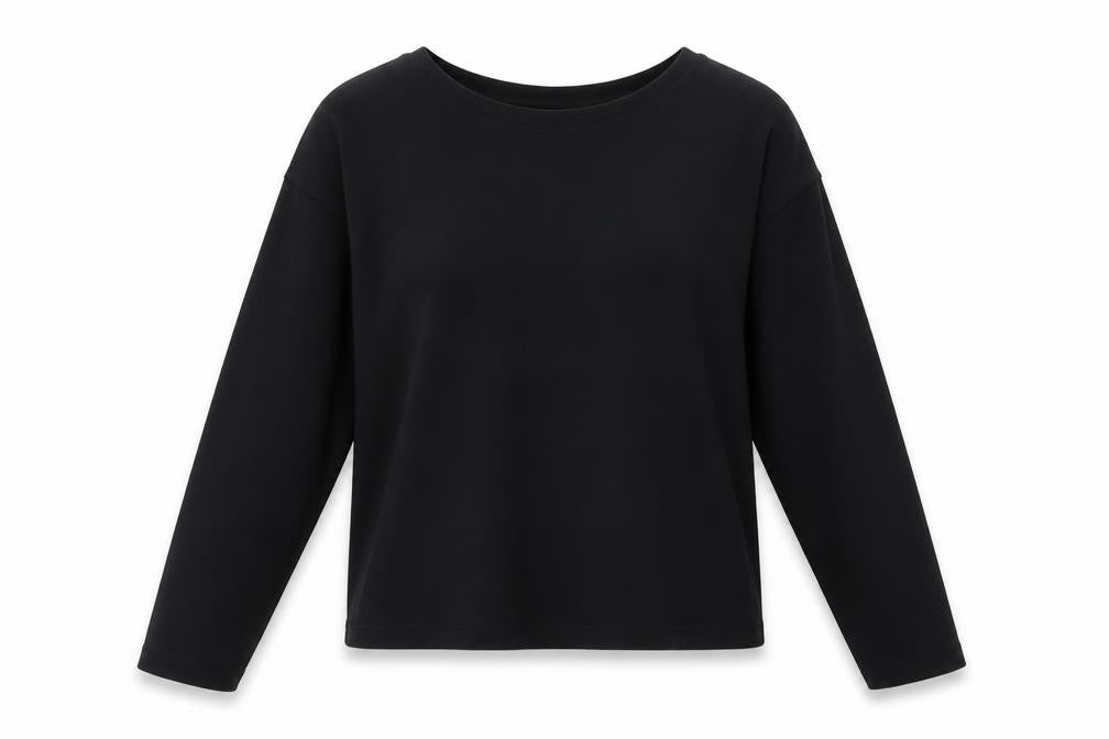 Wallis Women Black Size 14 Long Sleeve Basic Blouse