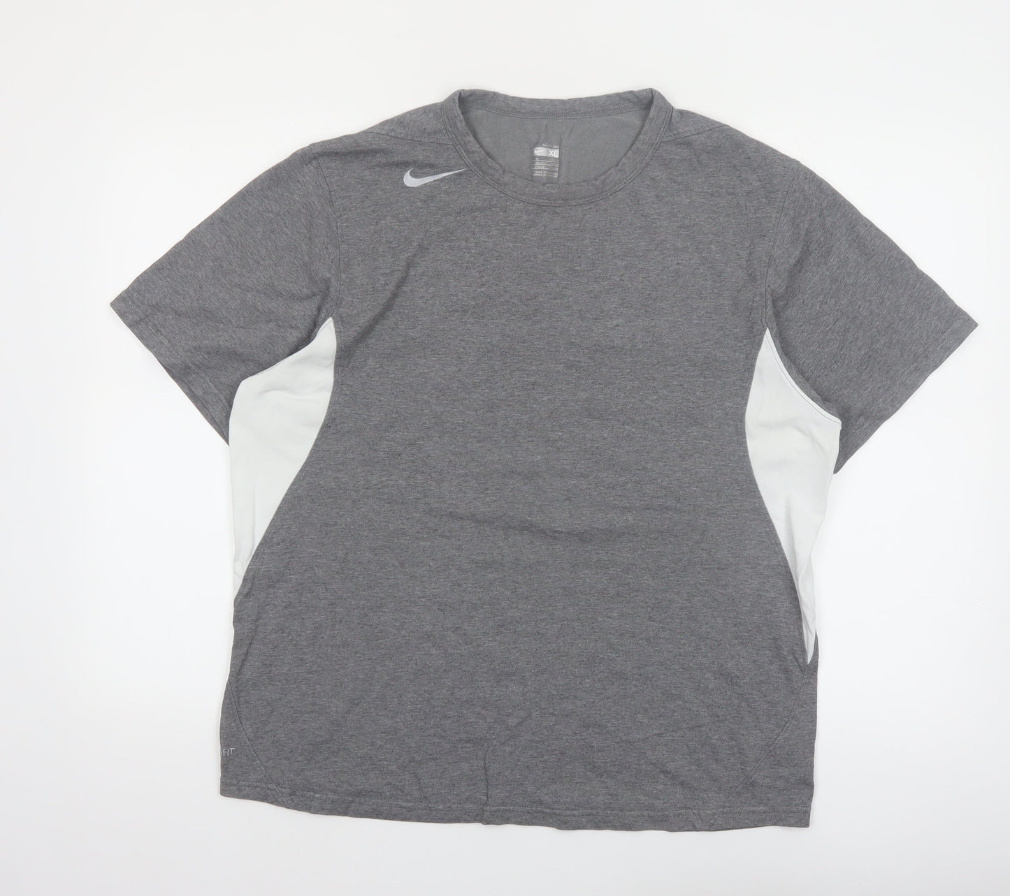 Nike Men's Grey XL FIT Dry Short Sleeve Sports T-Shirt