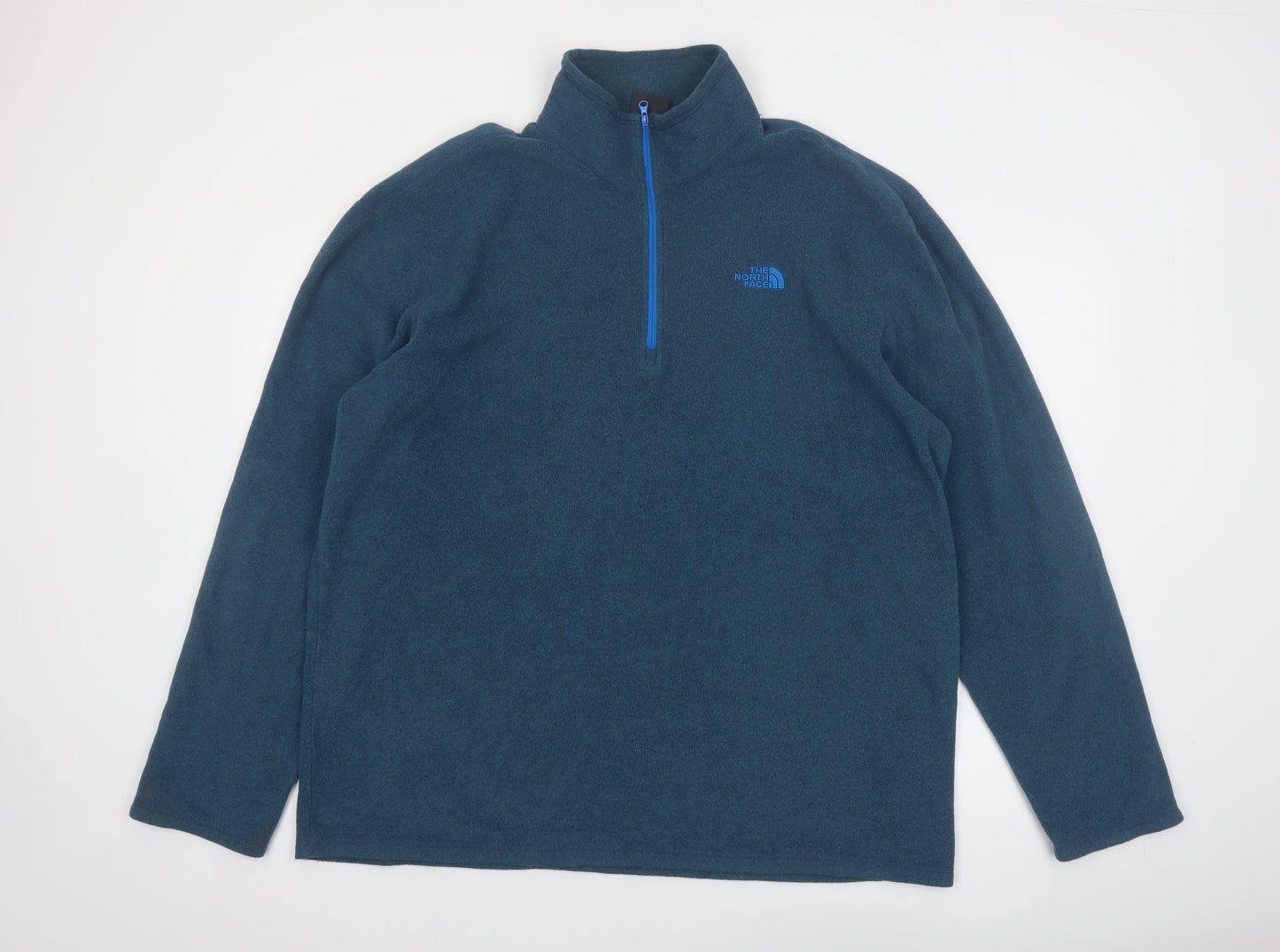 The North Face Men's Blue XL 1/4 Zip Fleece Pullover Sweatshirt