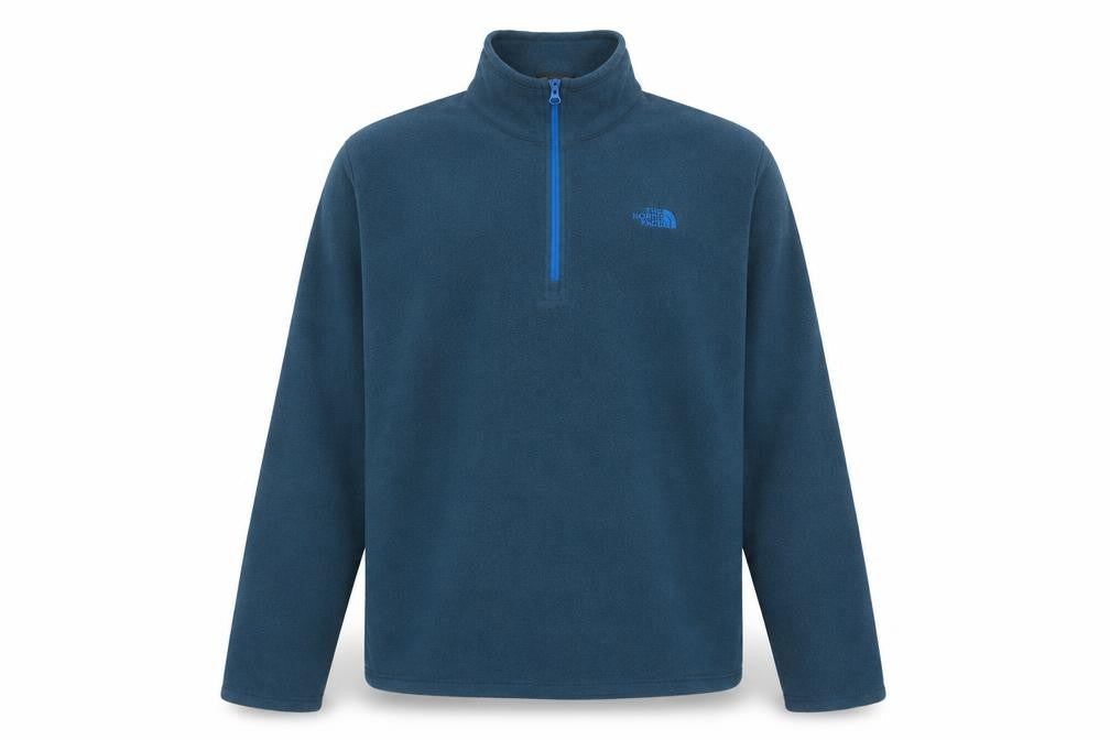 The North Face Men's Blue XL 1/4 Zip Fleece Pullover Sweatshirt