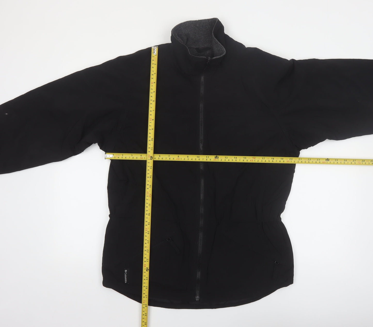 Columbia Women's Black Soft Shell Fleece Lined Jacket Size S