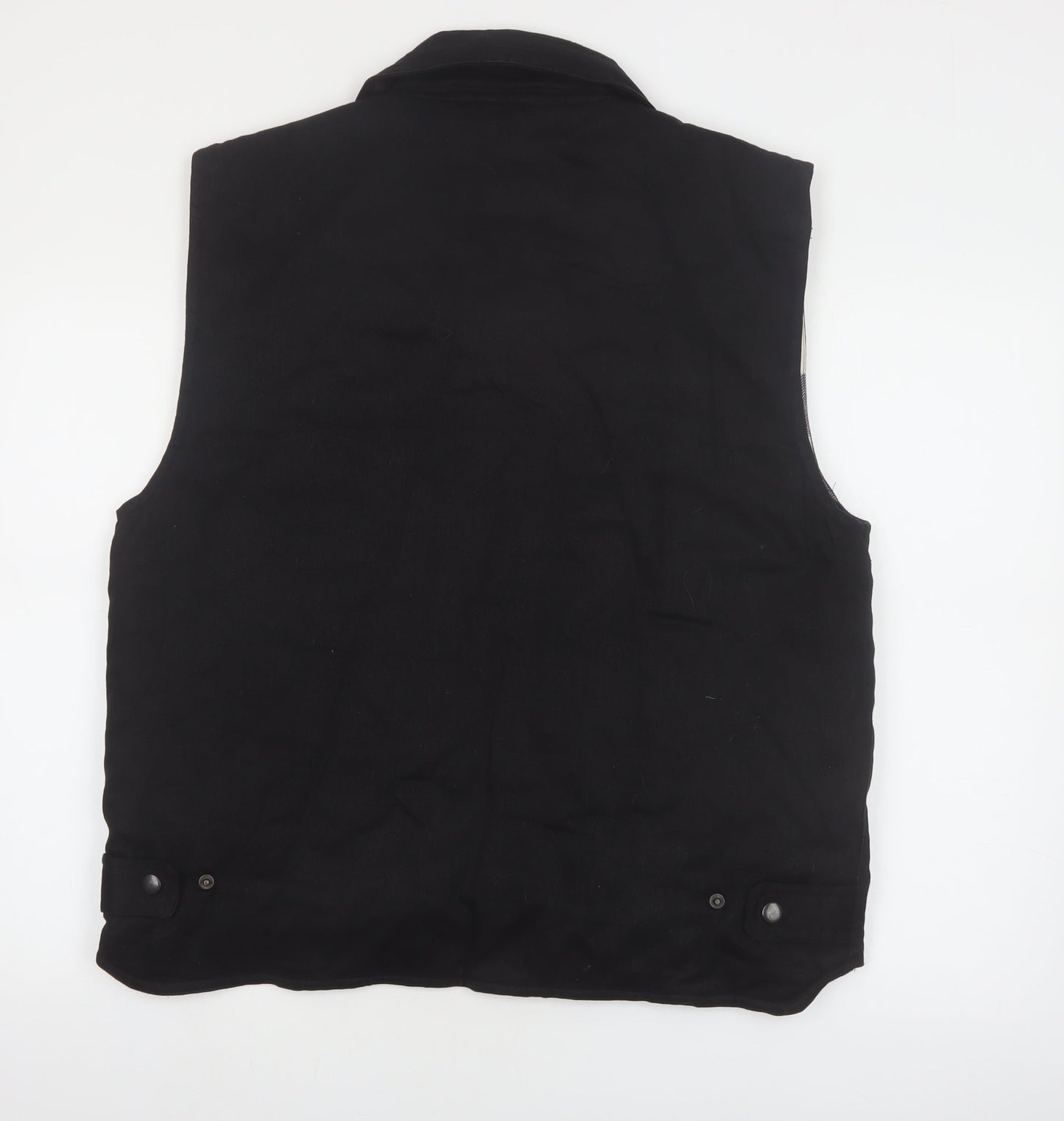 Branded Lion Mens Black M Ramie Cotton Bodywarmer Waistcoat
