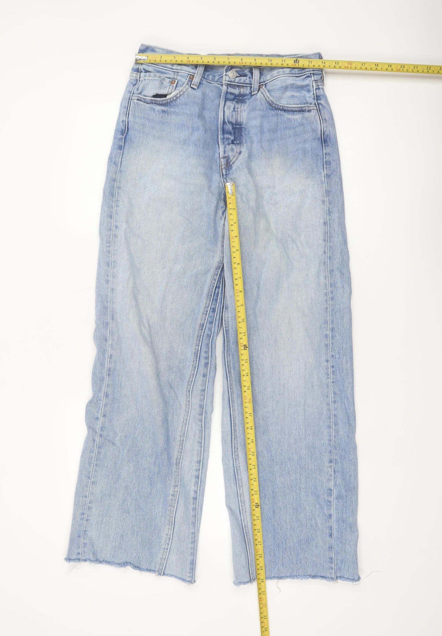 Levi's Altered Wide-Leg Blue High Rise Women's Jeans W27