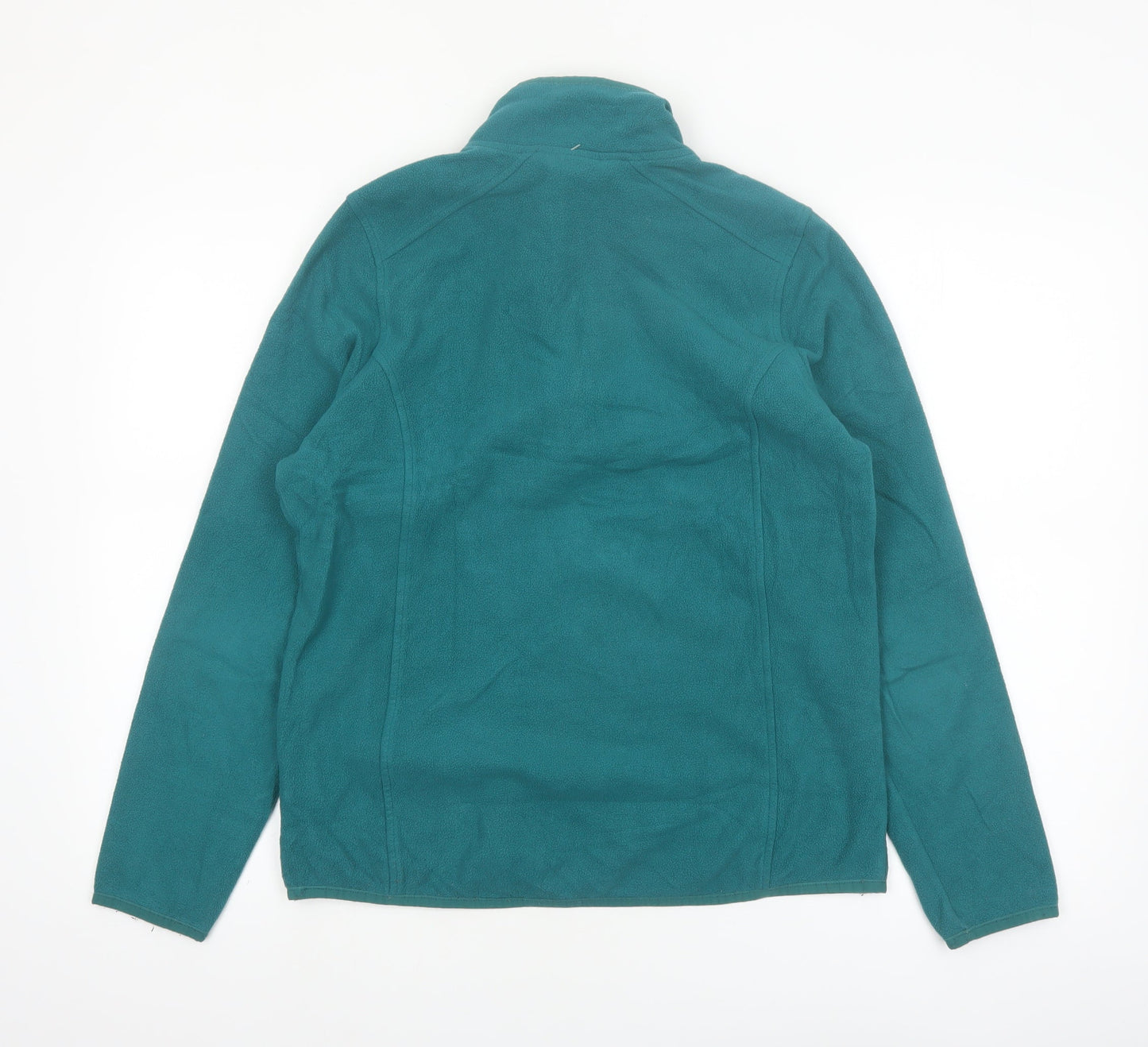 L.L. Bean Women's Teal Fleece Pullover Sweatshirt Size M Regular 1/2 Zip