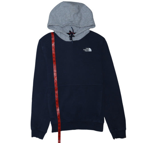The North Face Mens Blue Pullover Hoodie Size L Outdoor Fleece