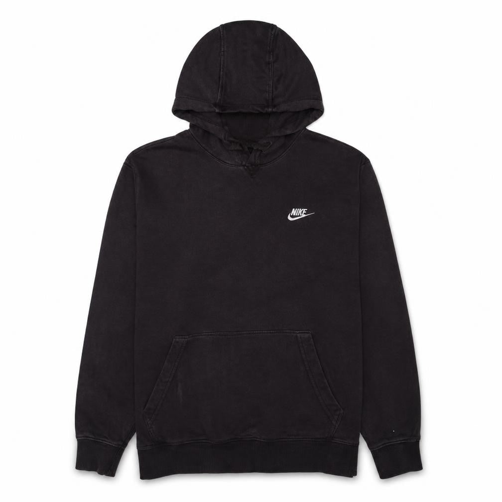 Nike Men's Black Large Pullover Hoodie with Logo Detail