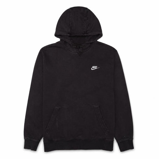 Nike Men's Black Large Pullover Hoodie with Logo Detail