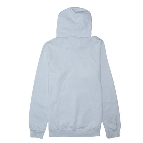 Champion Men's Light Grey Pullover Hoodie Medium Cotton Blend