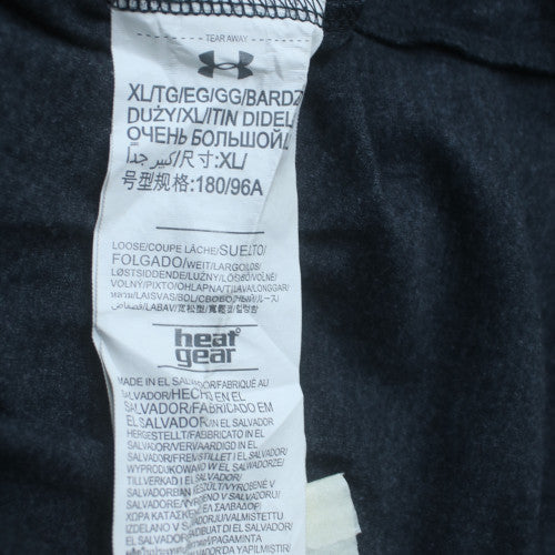 Under Armour Men’s Black HeatGear Sports T-Shirt XL Loose Fit