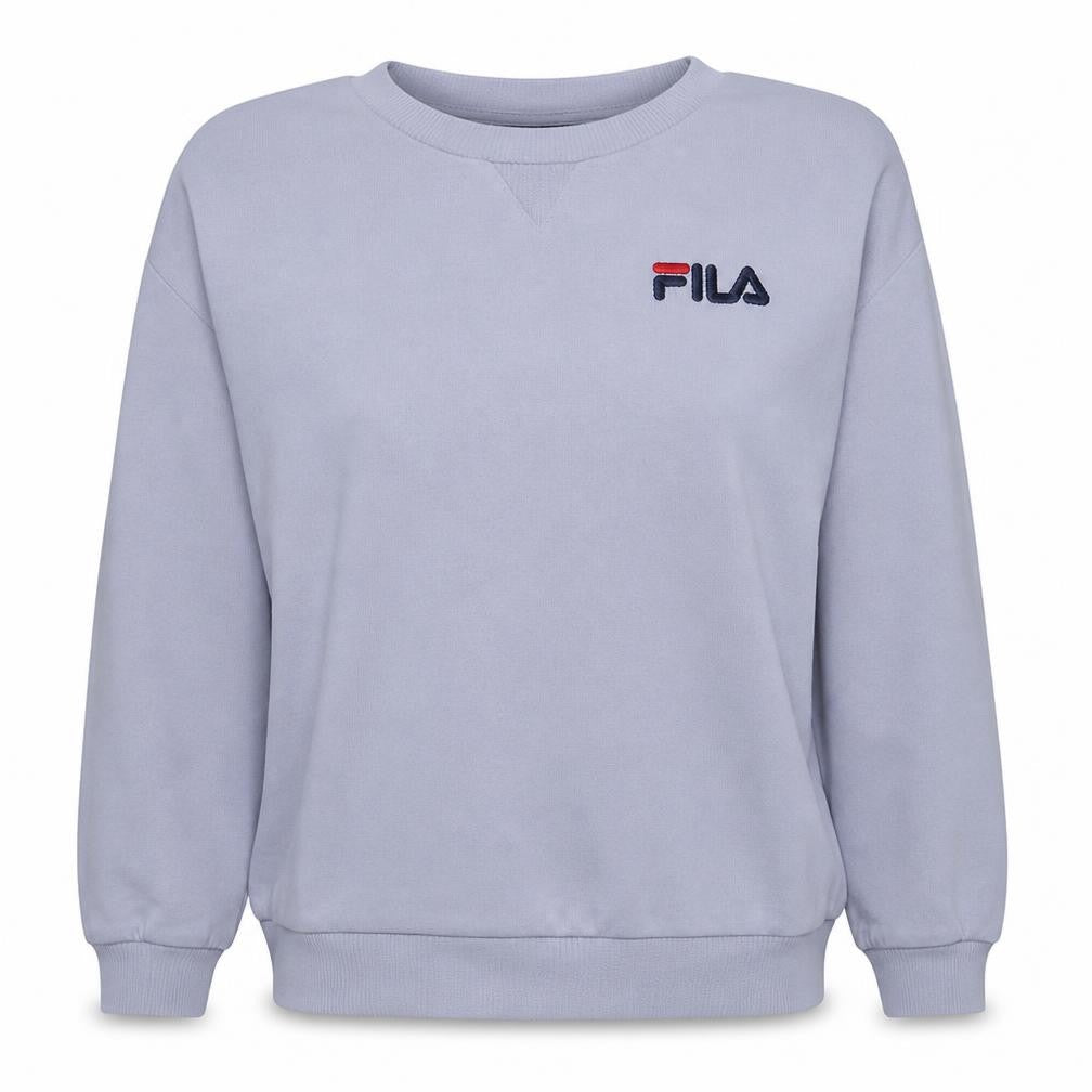 Fila Womens White Crew Neck Pullover Sweatshirt Size L