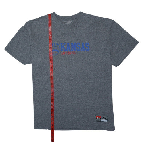 Nike Mens Grey Kansas Jayhawks Graphic T-Shirt XL