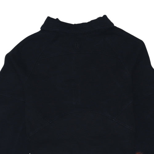 Lululemon Womens Black M/L 1/2 Zip Pullover Sweatshirt
