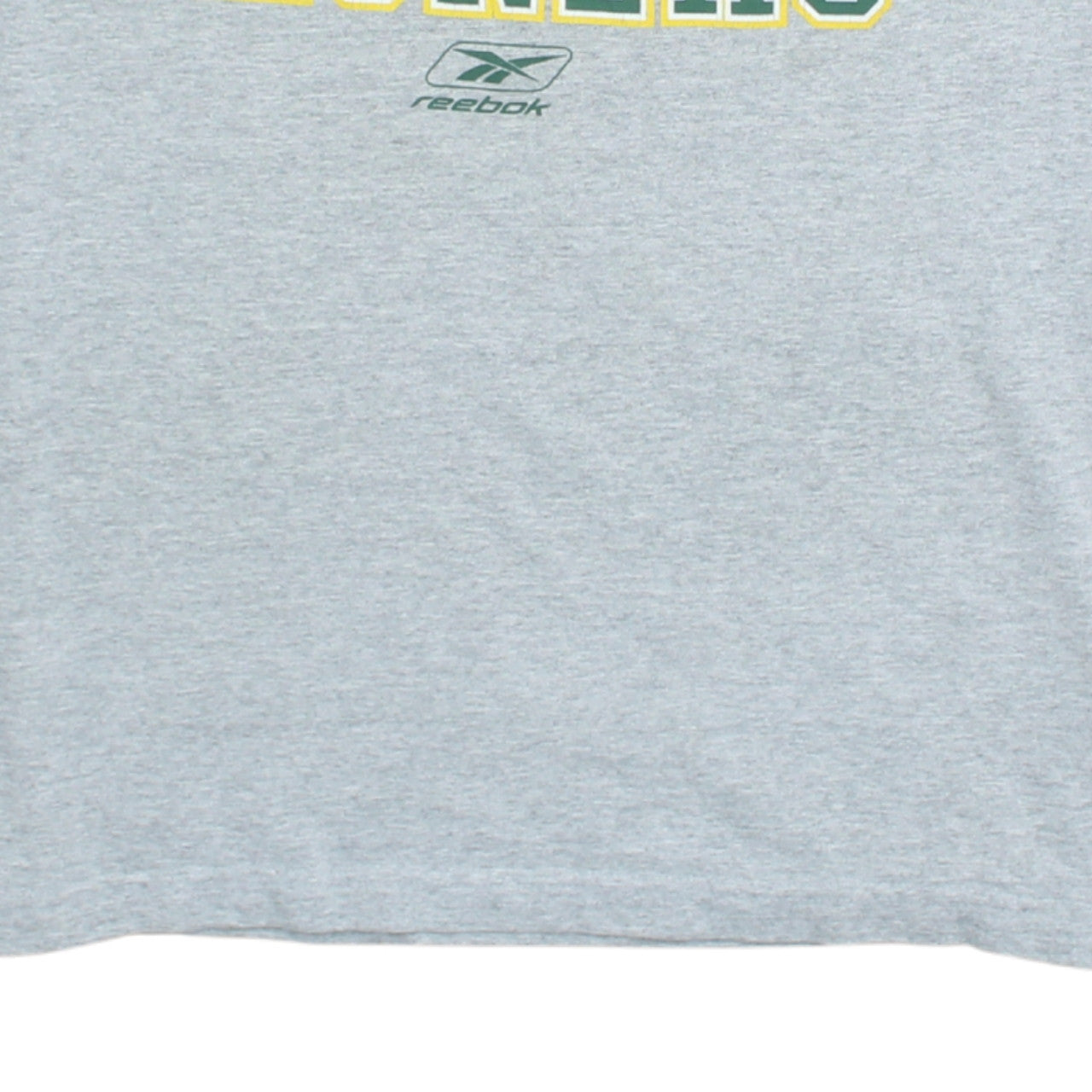 Reebok Mens Grey Green Bay Packers Graphic T-Shirt XL