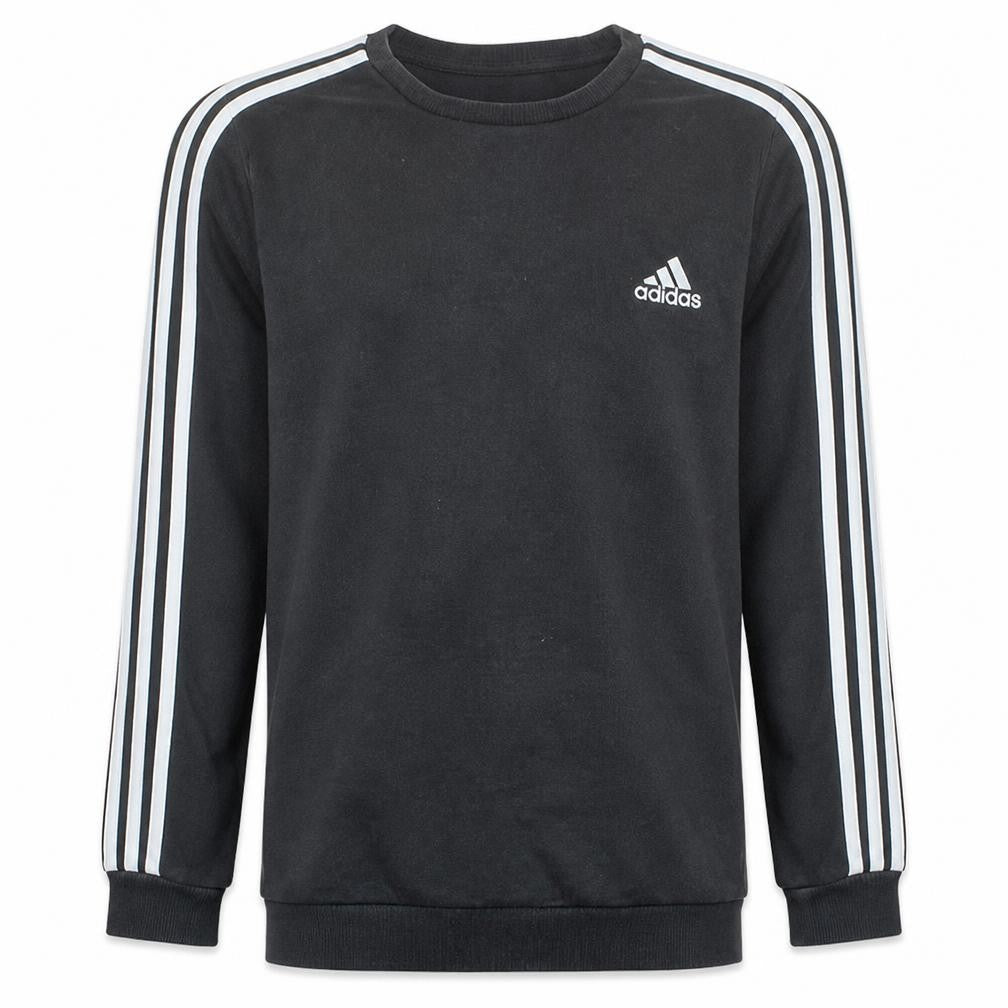 Adidas Men's Black L Crew Neck Pullover Sweatshirt