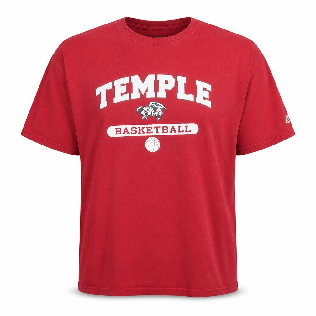Russell Athletic Mens Red Temple Basketball 2XL Sports T-Shirt