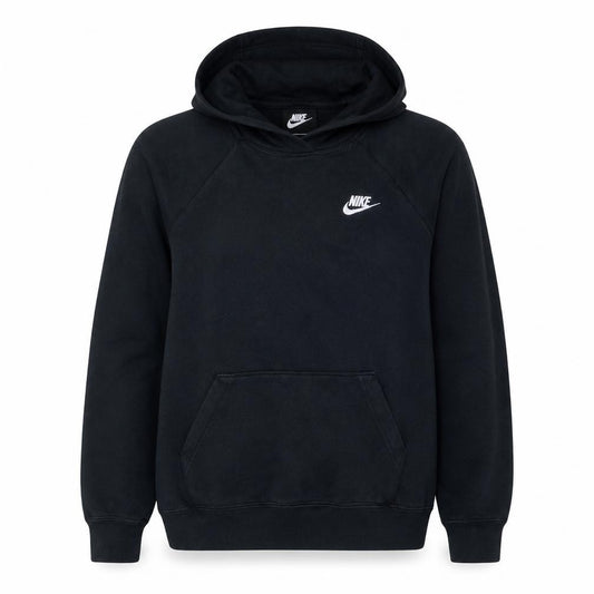 Nike Womens Black M Pullover Hoodie Cotton Blend Sweatshirt