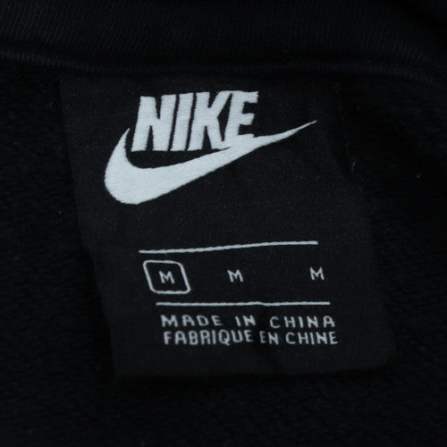Nike Womens Black M Pullover Hoodie Cotton Blend Sweatshirt