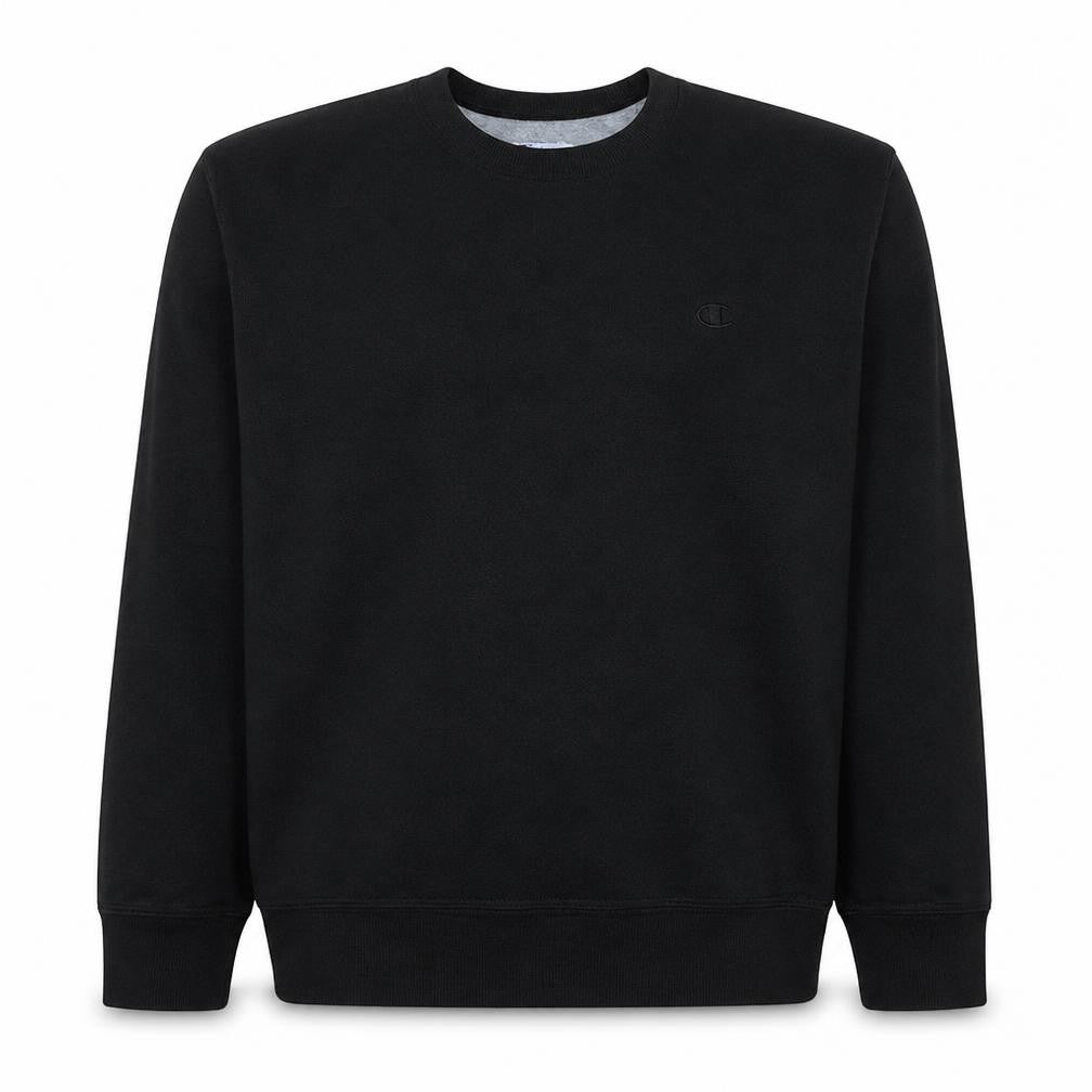 Champion Men's Black Crew Neck Pullover Sweatshirt Size L