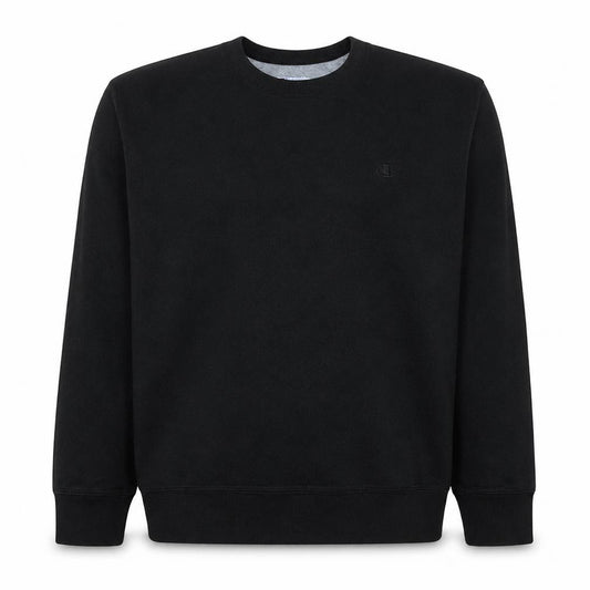Champion Men's Black Crew Neck Pullover Sweatshirt Size L