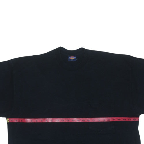 Dickies Men's Black 3XL Crew Neck Work T-Shirt Cotton Classic