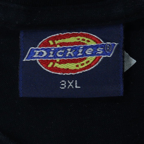 Dickies Men's Black 3XL Crew Neck Work T-Shirt Cotton Classic