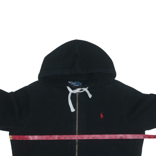 Polo Ralph Lauren Men's Black Full Zip Hoodie Size L