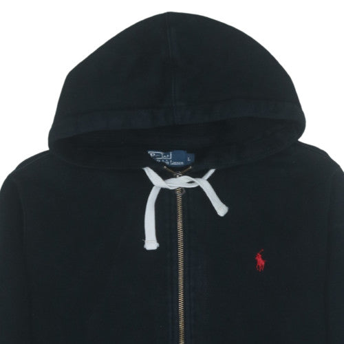 Polo Ralph Lauren Men's Black Full Zip Hoodie Size L