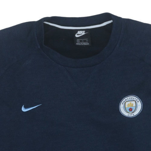 Nike Men’s Blue Manchester City XL Pullover Sweatshirt