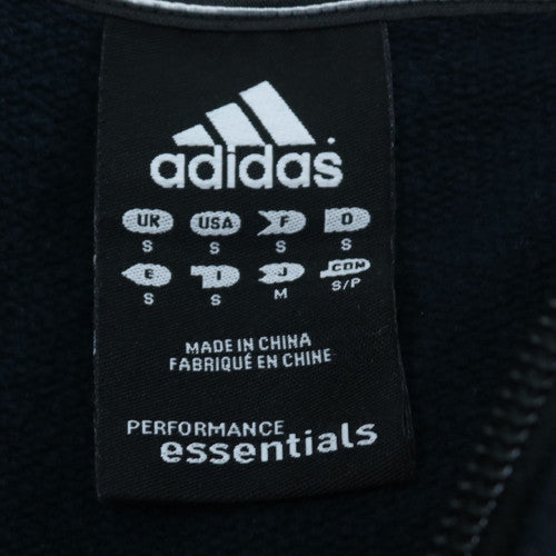 Adidas Men's Blue Full Zip Hoodie Size S Sports Fleece Essentials